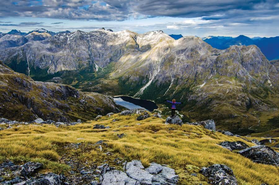 Te Anau: Hidden Lakes and Mountains - From Lake Manapouri toward Norwest Lake: the aerial approach