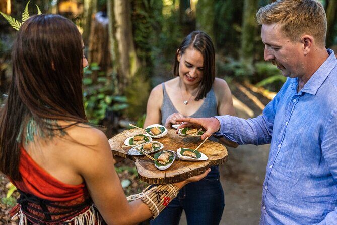 Te Pā Tū Evening Cultural Experience - Private Tour from Auckland - The Feast: Four-Course Māori-Fusion Dinner Plus Dessert