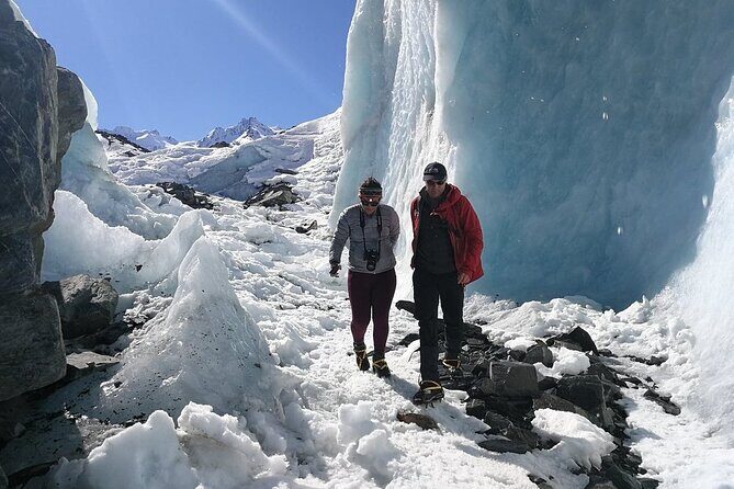 The Adventurer: Tasman Glacier Heli-hike - What you might see on the ice (ice caves, tunnels, and blue-white pockets)