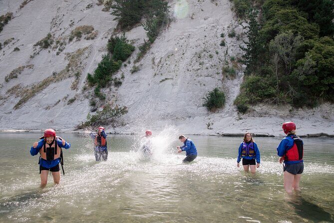 The Boulders Scenic Half Day Float on the Rangitikei River - Guide Style That Keeps It Fun: Caesar/Ceasar Leading the Day