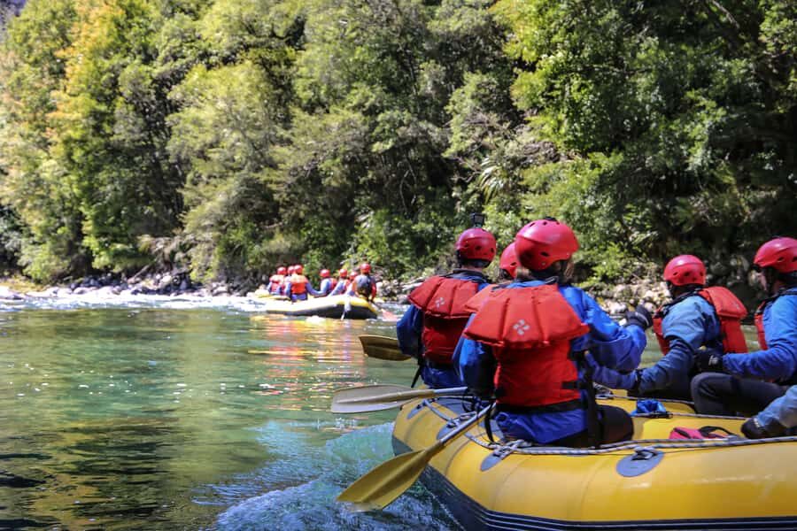 Tongariro River: Grade 3 Whitewater Rafting - Starting at Turangi: Gear Up, Then Ride to the River