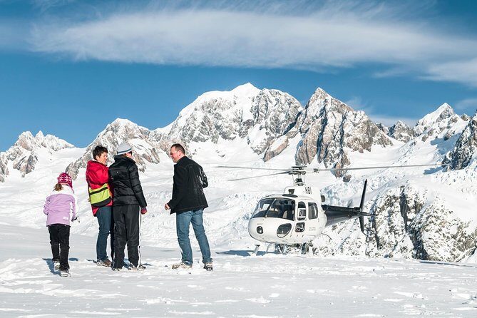Twin Glacier Franz and Fox, snow landing (allow 30 mins - departing Franz Josef) - Key points before you go