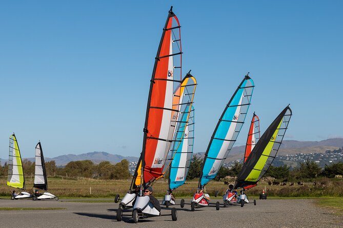 Uniquely Kiwi Landsailing Adventure - The custom course: 45 minutes of wind racing