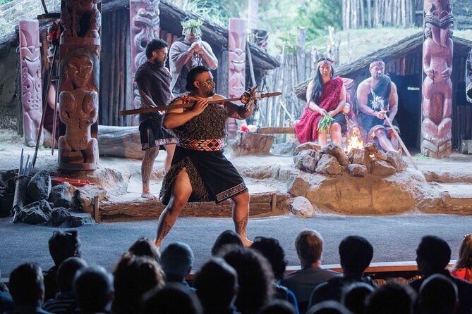 Voyages of Maori at Mitai Maori Village - The performance portion: haka, poi, songs, and explanations that stick