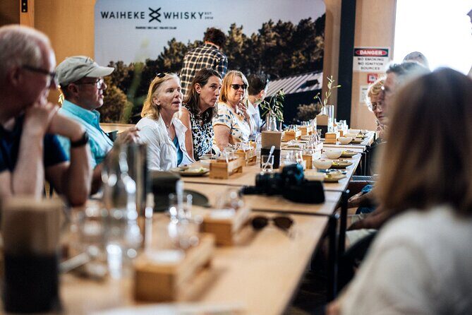 Waiheke 'FLAVOURS' of lunch Wine Oil Beer Spirits max 11 clients - Why the minivan matters: max 11 people, air-conditioned comfort, and real breathing room