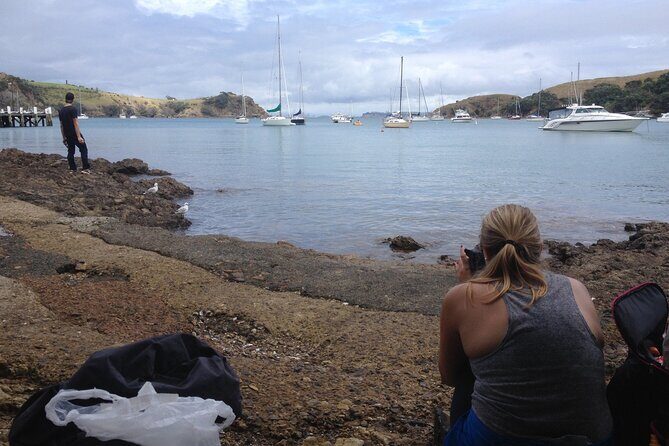 Waiheke Island Private Double Headland Walk - Northern route: Matiatia, Owhanake Bay, and lunch in Oneroa