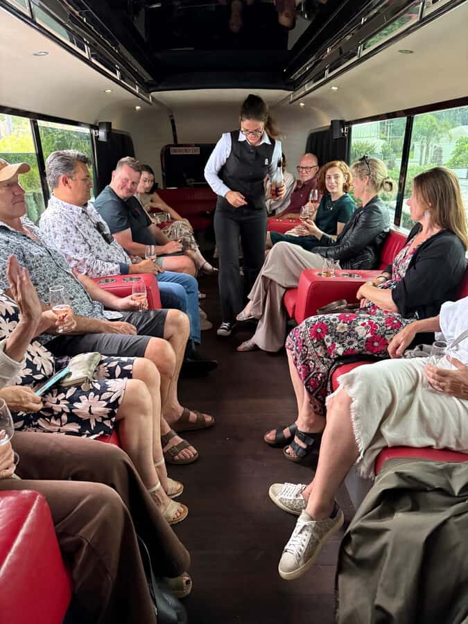 Waiheke Island: Scenic Wine Tour on Double Decker Bus - The double-decker bus experience: comfort and photo-friendly viewing