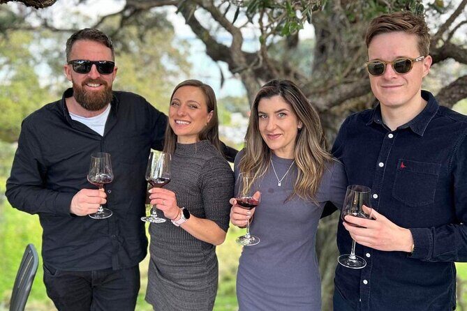 Waiheke Island: Taste&Graze Whisky Cellar Tour, Food, Olive Oil - Mudbrick Vineyard: sea views plus an included wine tasting