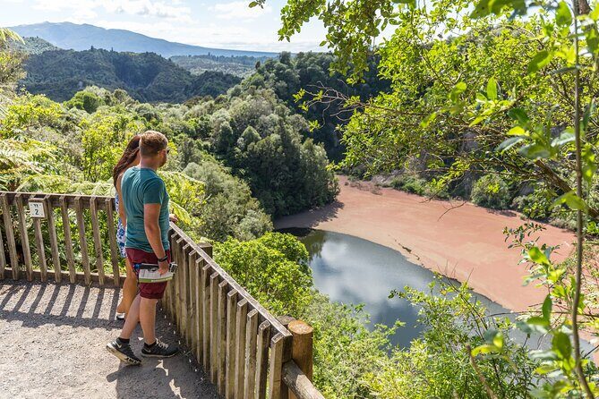 Waimangu Geothermal Valley & Lake Rotomahana Tour – 7hrs - The 4 km geothermal walk: Inferno Crater and hot springs up close