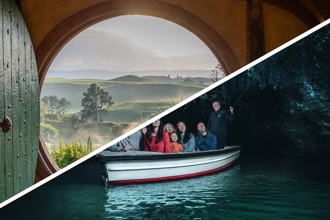 Waitomo Caves & Hobbiton Small Group Tour inc Lunch from Auckland - A 12-hour Auckland to Waitomo and Hobbiton game plan