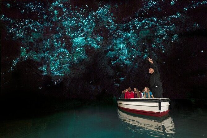 Waitomo Glow Worm Caves & Te Puia - Rotorua's Geothermal Valley - Waitomo Glowworm Caves: The Boat Ride is the Main Event