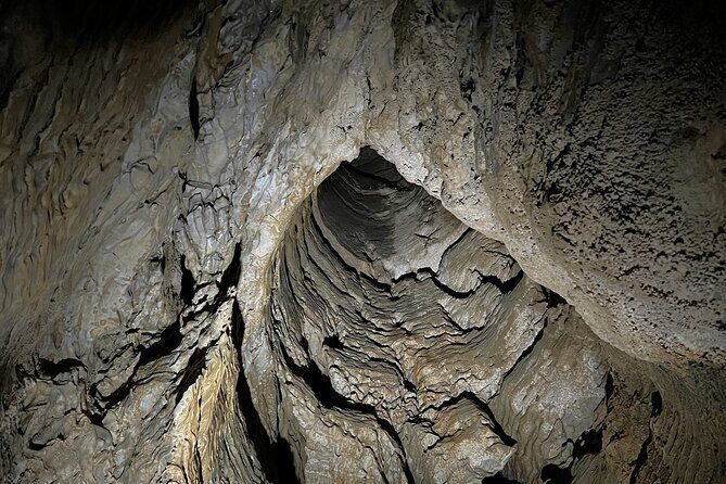 WAITOMO - Twin Caves Discovery - Private Day Tour from Auckland - Ruakuri Cave: Spiral Entrance, Walkways, and Up-Close Glowworms