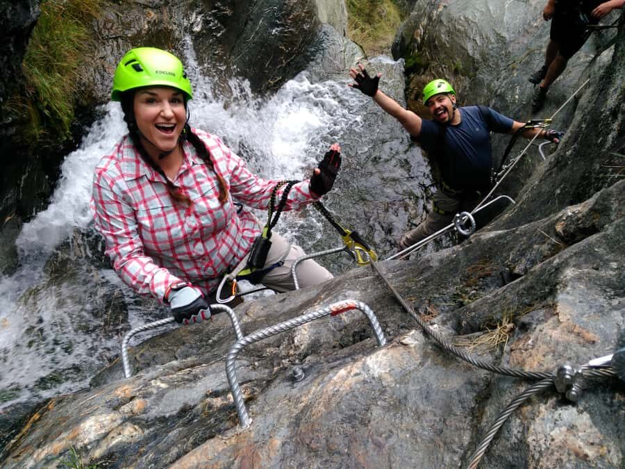 Wanaka: 2-Hour Beginner Waterfall Cable Climb - The descent: your legs get a breather, your confidence grows