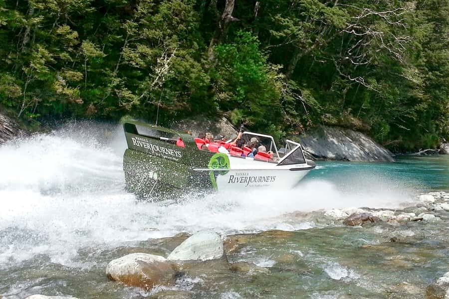 Wanaka: Jet Boat & Wilderness Walk - Lord of the Rings and Hobbit film locations: the fun lesson from the river