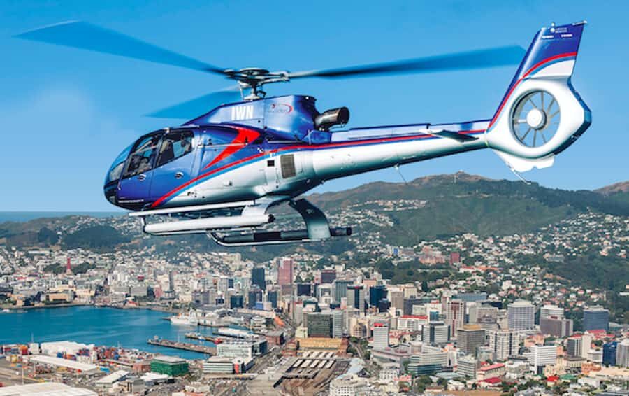 Wellington Helicopters Scenic Harbour Flight - Wellington Harbour Boundaries From Above: The Geography Lesson