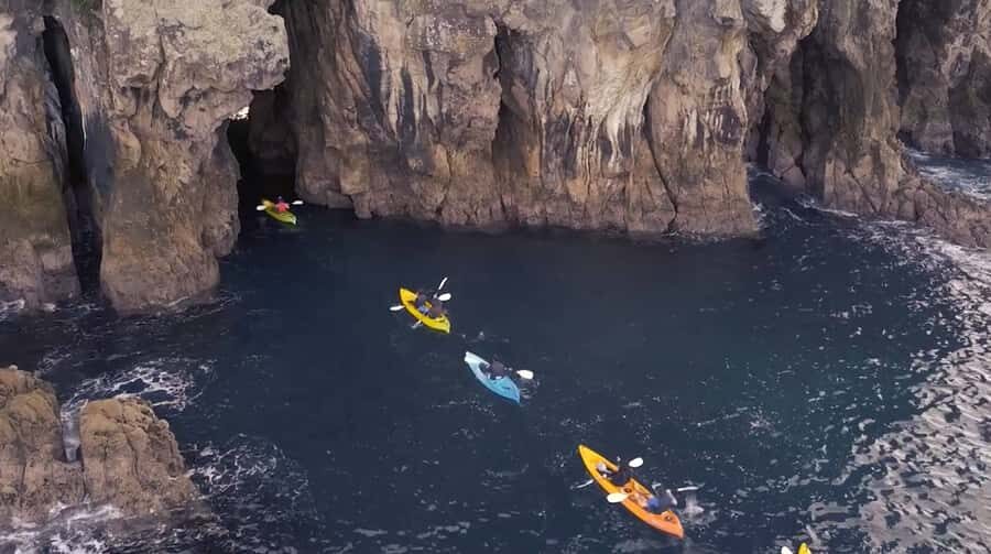 Whangamata: Donut Island Guided Kayaking Experience - Donut Island lagoon and volcanic rock formations: the wow factor