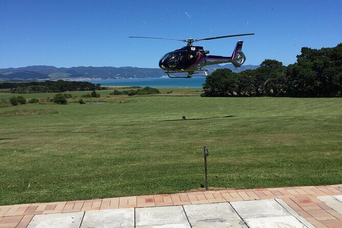 Wharekauhau Heli-lunch from Wellington - Return flight via Pencarrow coast: a second view so the day doesn’t feel one-note